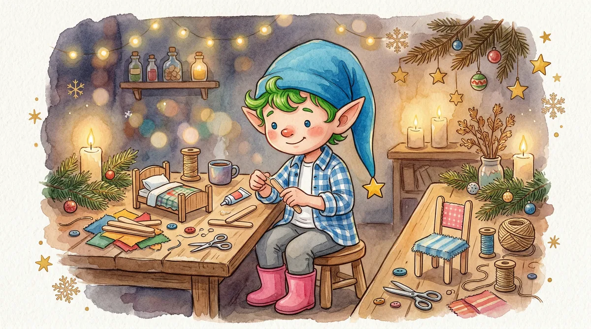 Wichtel-Möbel basteln: Magische Miniatur-Einrichtung aus Alltagsmaterialien für die Adventszeit