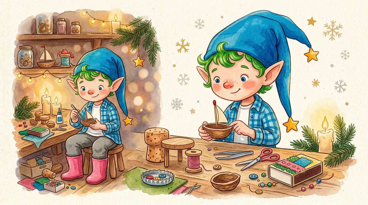 Wichtel-Zubehör aus Alltagsgegenständen: Einfache Upcycling-DIYs für die magische Adventszeit
